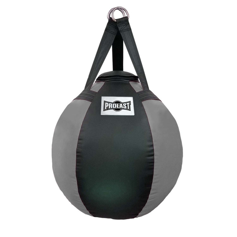 PROLAST Classic 75lb Boxing MMA Muay Thai Wrecking Ball Heavy Bag Gray Made in USA