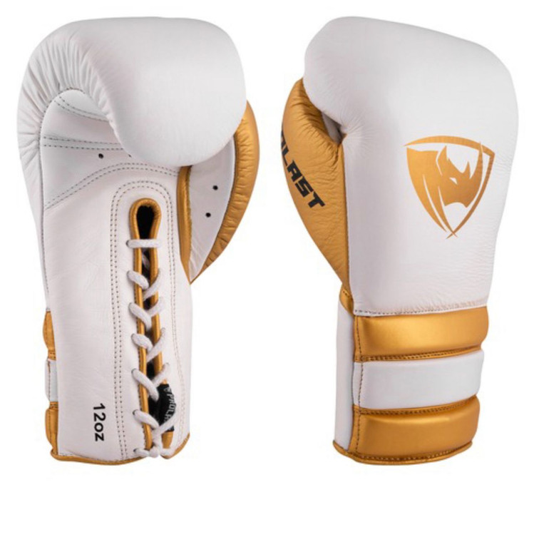 PROLAST Traditional Training Gloves Columbian White/Gold