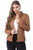 Quilted Faux Shearling Hooded Coat Camel
