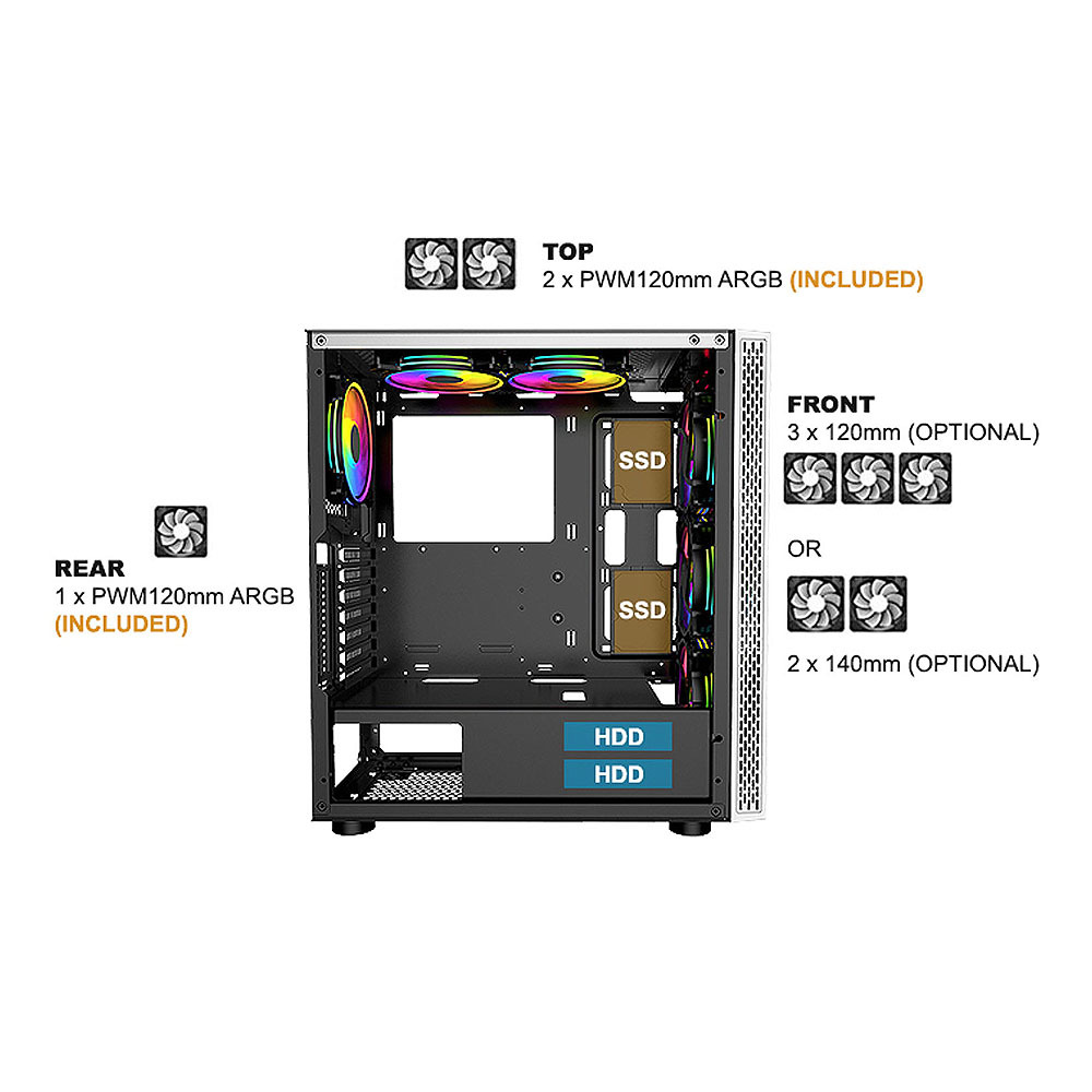 b-BlackWidow-RGB Black Fan Installation