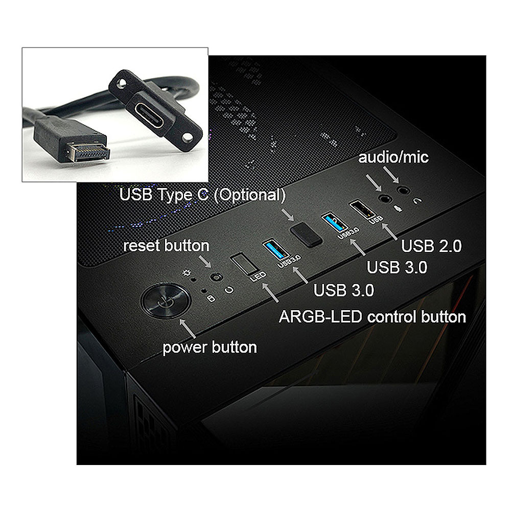 b-BlackWidow-RGB Black I/O Ports