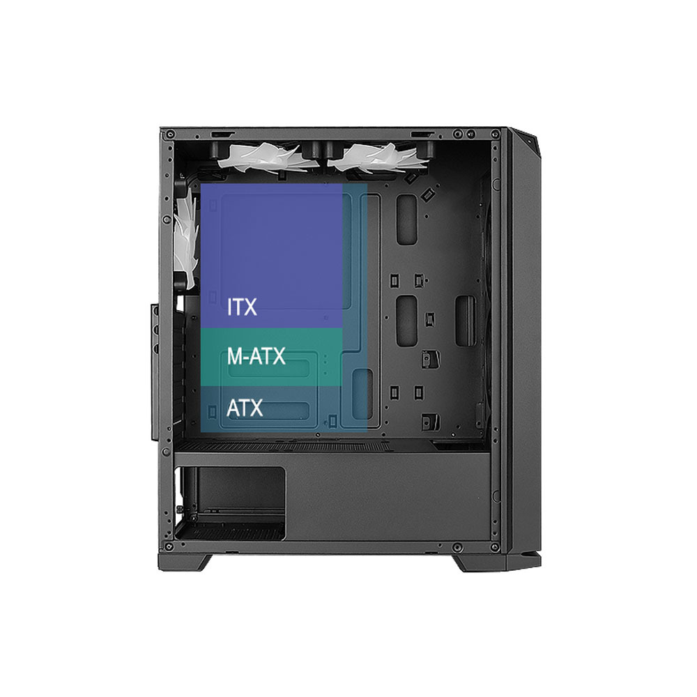b-Knights-RGB Motherboard Compatibility (ITX / Micro‑ATX / ATX)