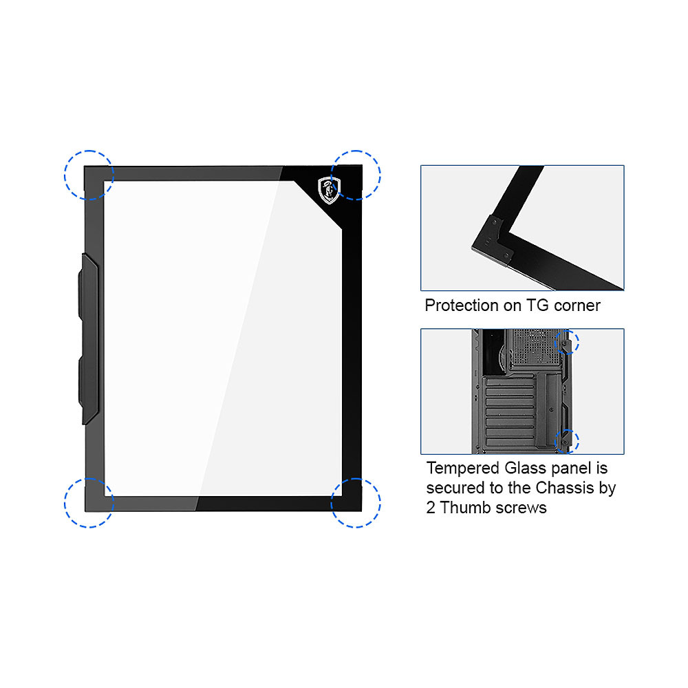 b-Knights-RGB Tempered Glass Corner Protection