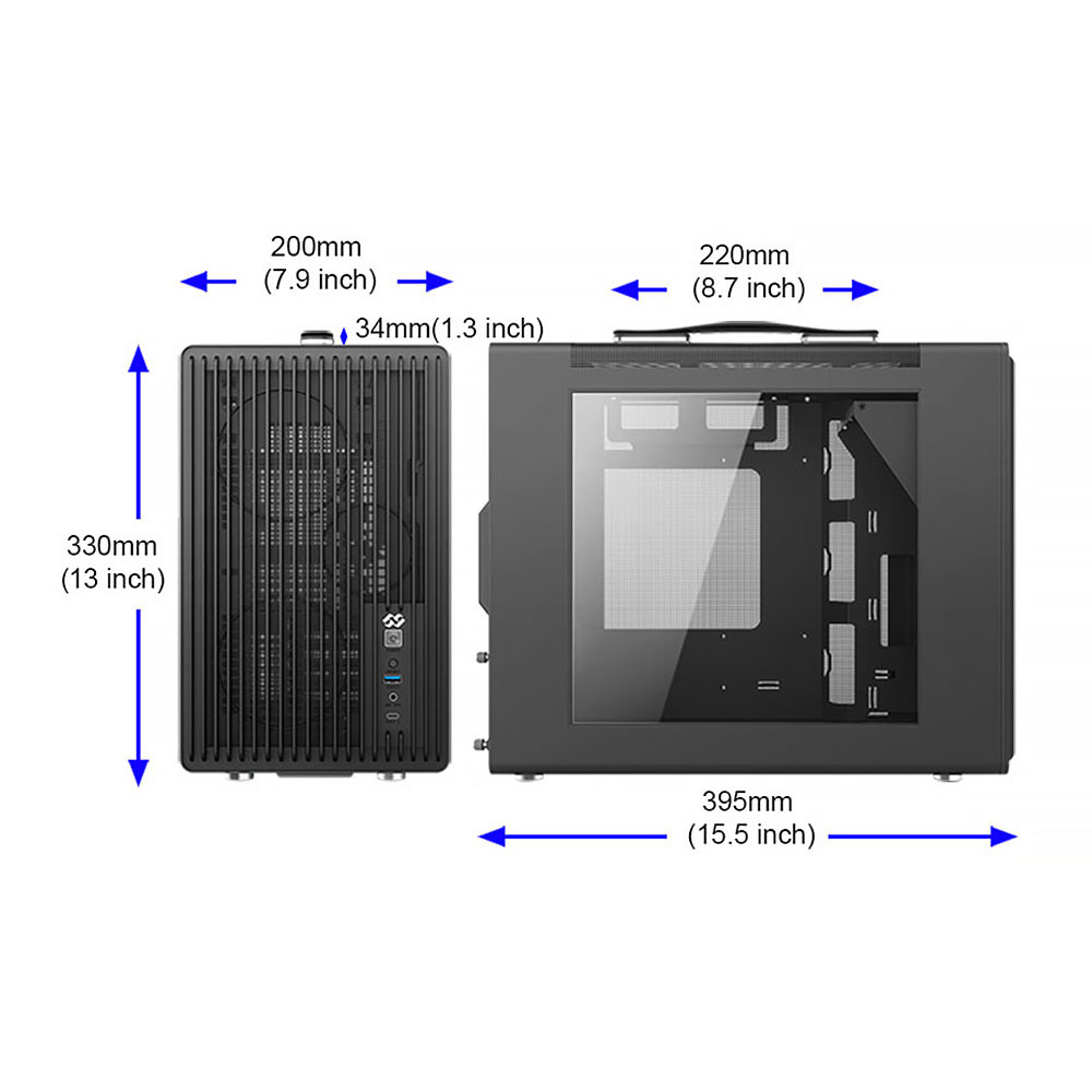 b-Pellucid Mini Front and Left Side View