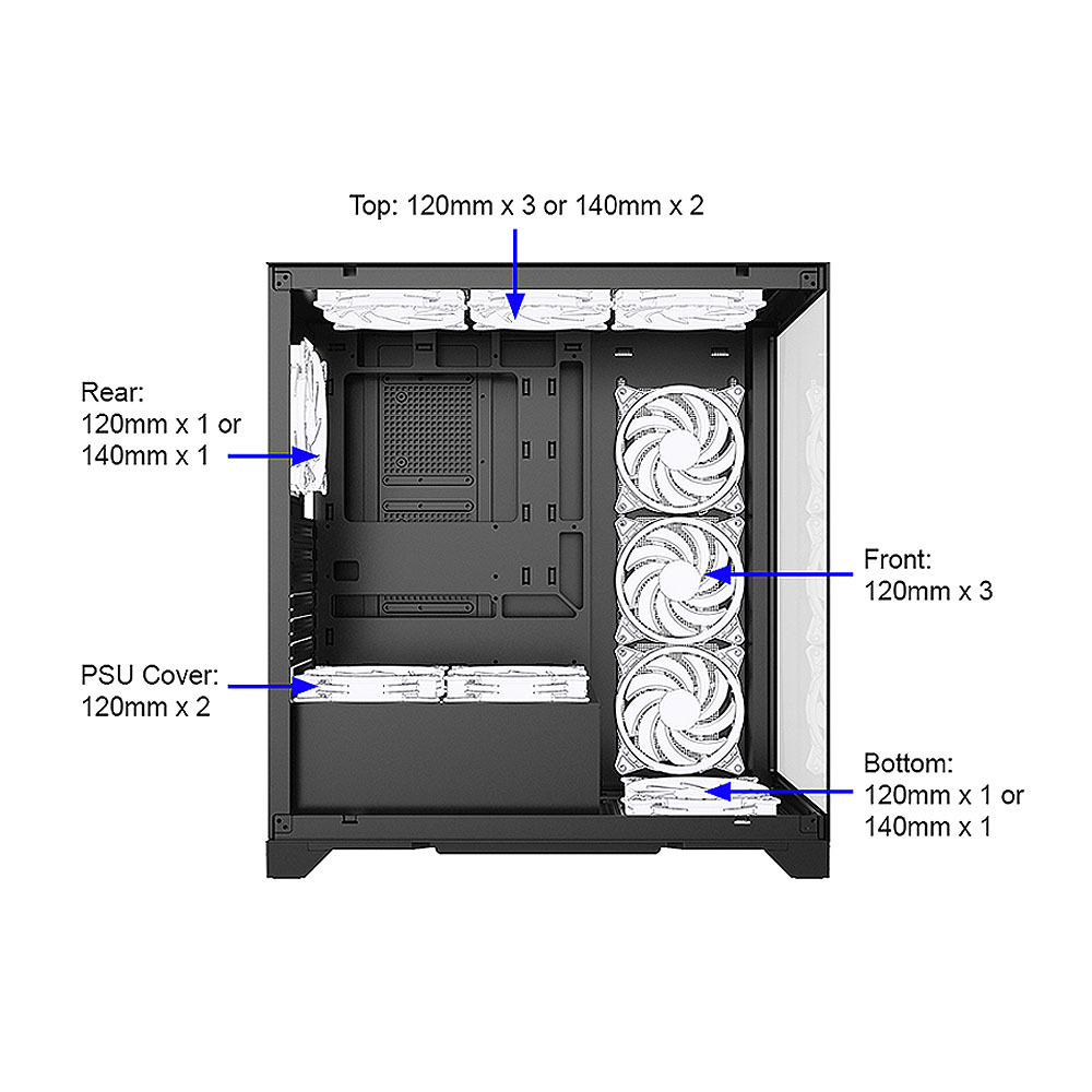 b-Pellucid ATX Fan Installation