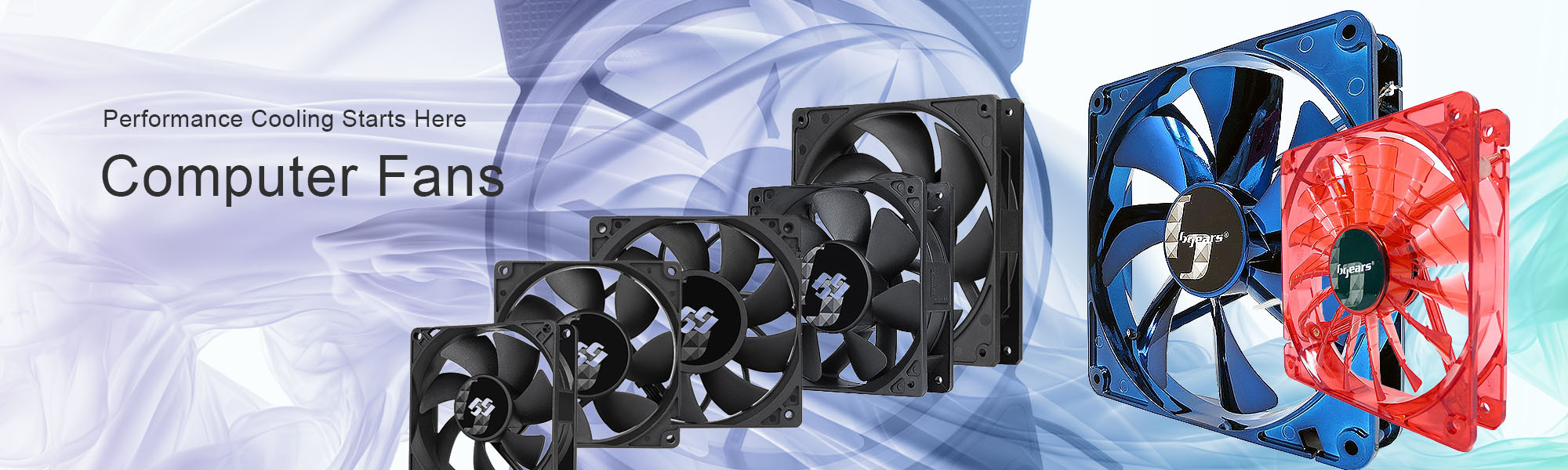Bluegears computer fans for high‑performance PC builds