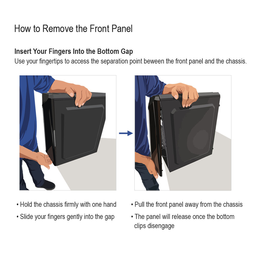 How to Remove Front Panel