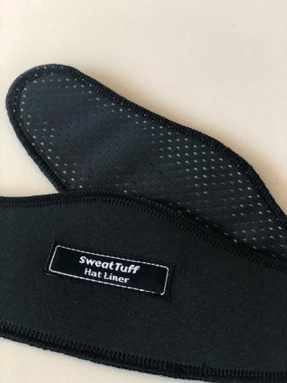 Palm Golf Co. Hat Sweat Liner 10 Pack- Black Disposable Hat Liner