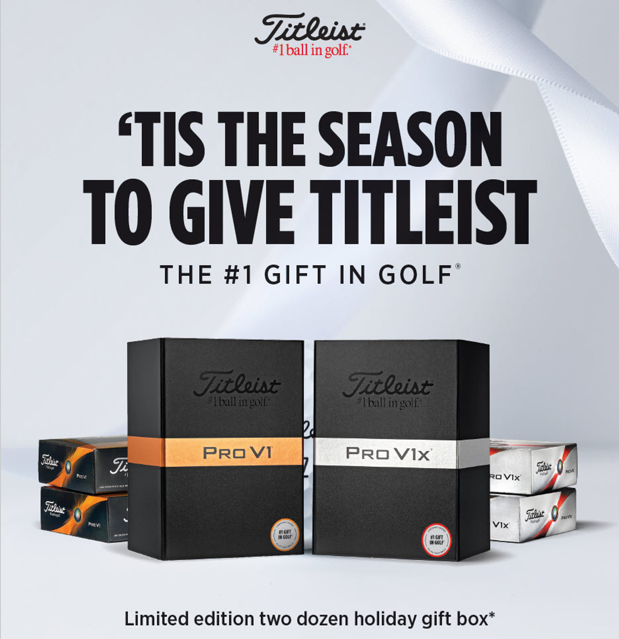 Titleist - ProV Holiday Offer 2 Dozen | Morton Golf Sales