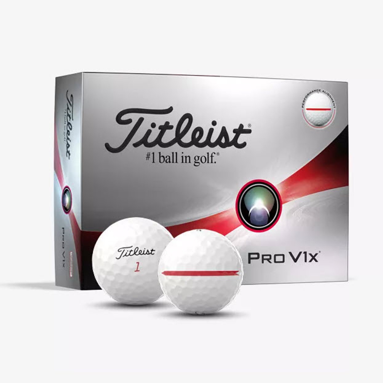 Titleist - Pro V1x Alignment Golf Balls | Morton Golf Sales