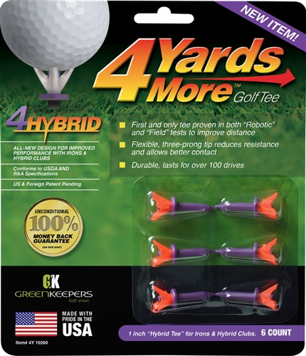 4 Yards More - Golf Tees - 4Hybrid | Morton Golf Sales