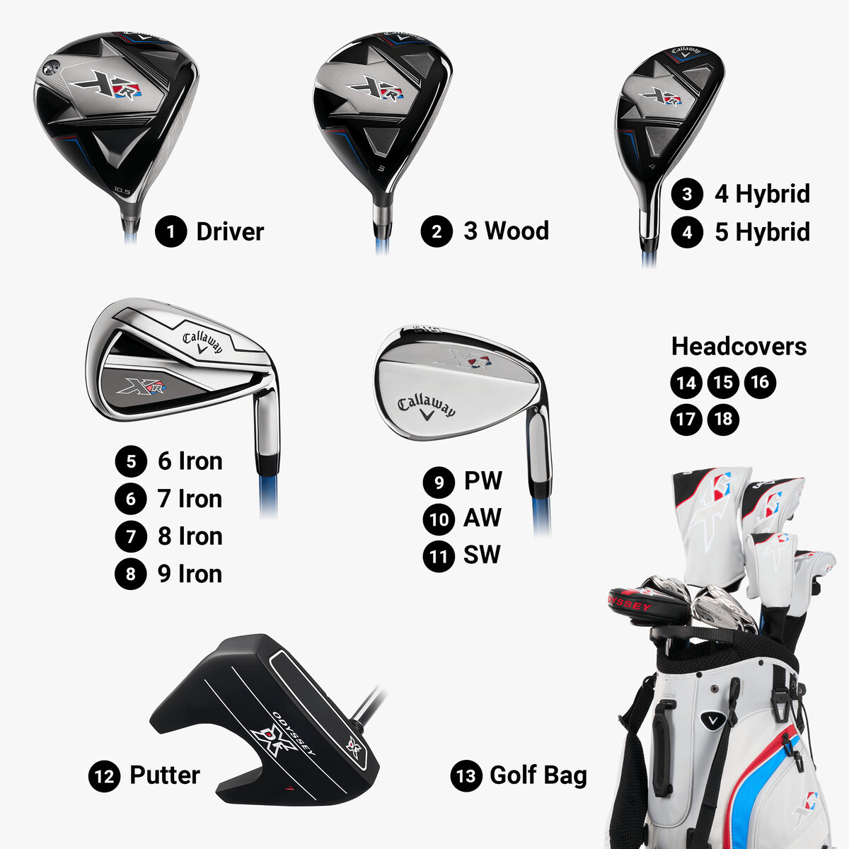 Callaway - Men's XR 13-Piece Set | Morton Golf Sales