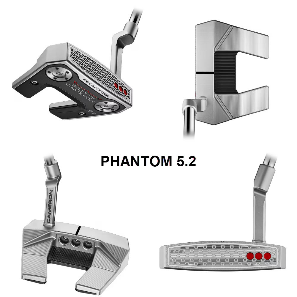 クラブ Grip & Shaft 2026 Scotty Cameron Phantom Scotty Cameron - 2026 Phantom Putters | Morton Golf Sales