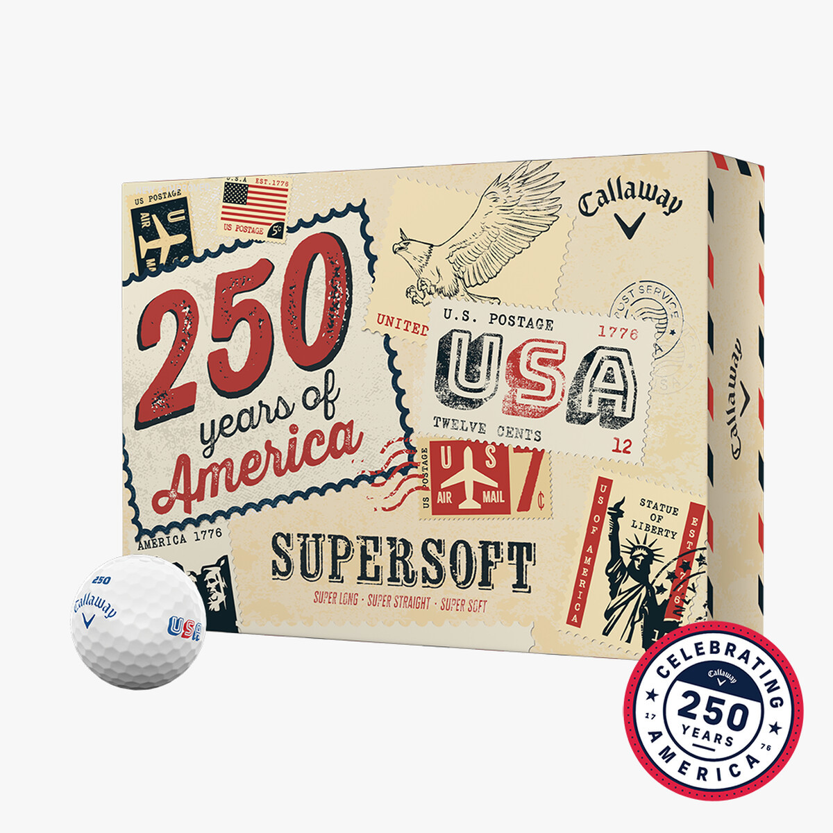 Callaway - Supersoft USA 250 Golf Balls | Morton Golf Sales