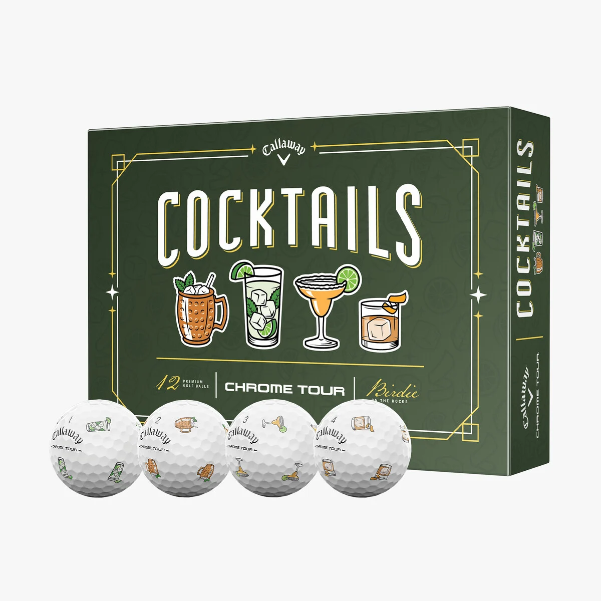 TOURSTAGE★BEAM Zクラブセット11本とCallaway1本とオマケ Callaway - Chrome Tour Cocktails Golf Balls | Morton Golf Sales