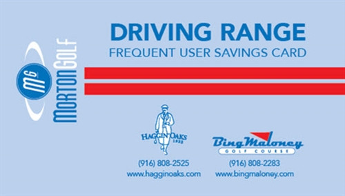 Driving Range Card