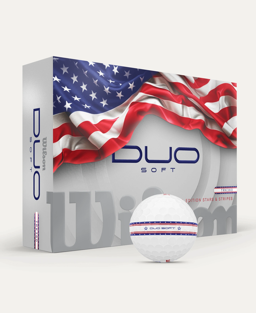 Wilson DUO Soft Stars and Stripes Golf Balls