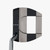 Odyssey Damascus Milled Jailbird Mini Double Bend Putter