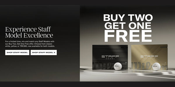 Wilson Staff Model Buy 2 Get 1 FREE