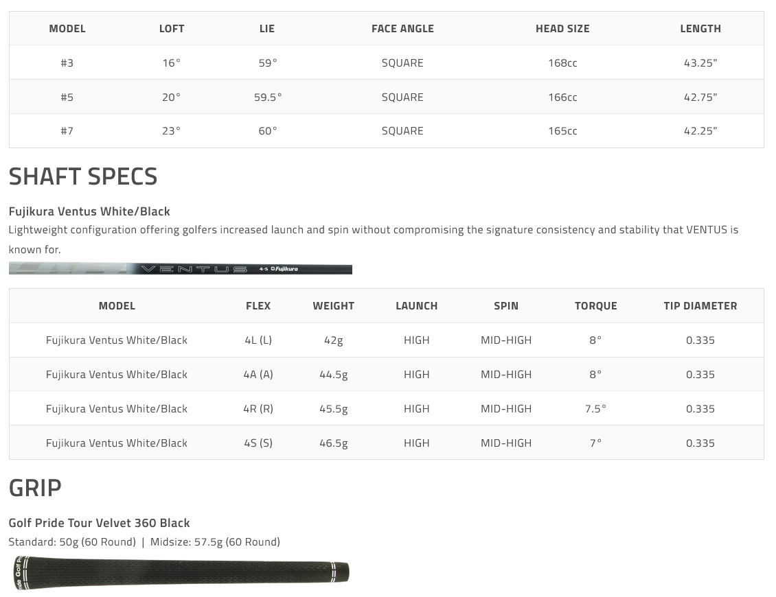 Exotics Lite FW specs