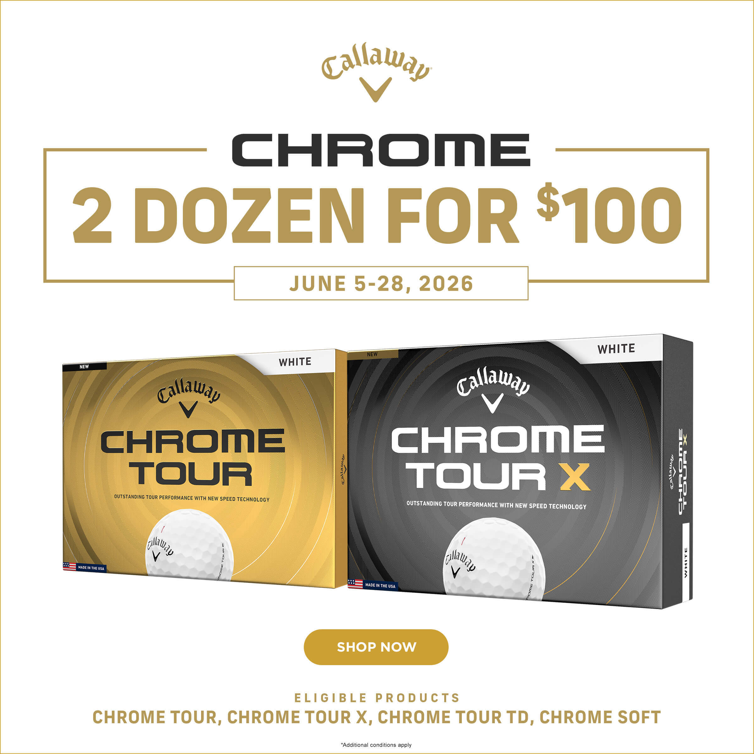 Chrome Promo 2 for $100