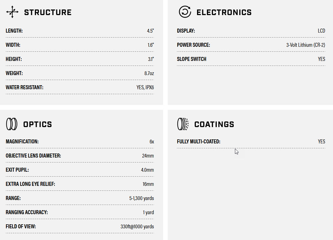 V6 Shift Specs