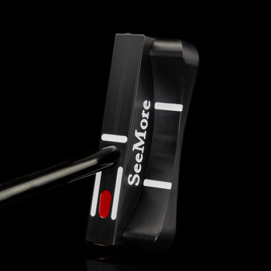 SeeMore Putters - Black MiniGiant CurveBack | Morton Golf Sales