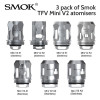 3 pack -SMOK TFV Mini V2 atomisers A1, A2, A3, S1, S2, K1, K4