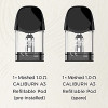4 x UWELL Caliburn A3 and AK3 Replacement Pods with Coil
