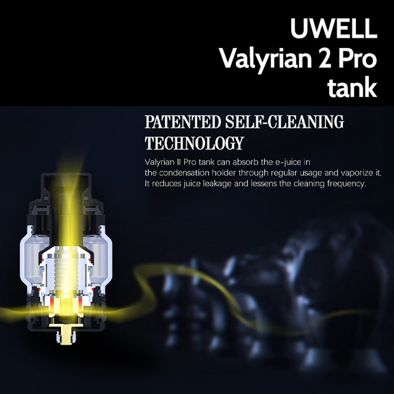 Serbatoio UWELL Valyrian 2 Pro (versione UE da 2 ml)