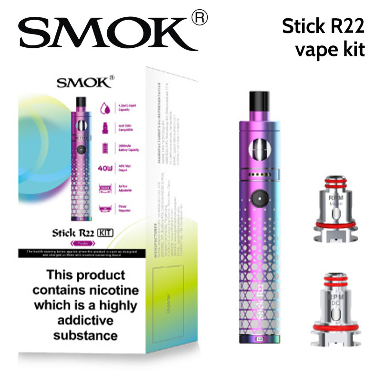 Smok resa sales stick pink