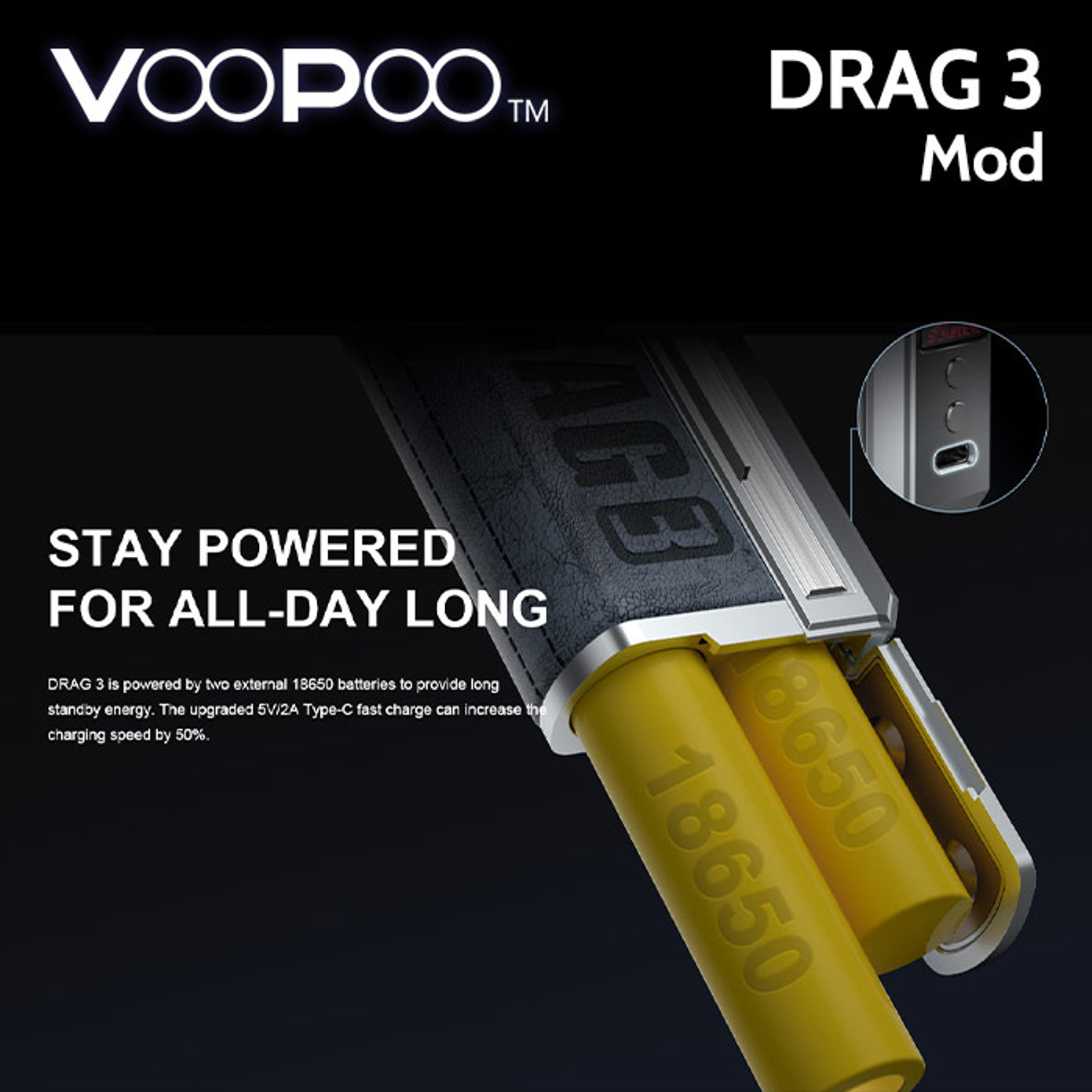 voopoo drag s battery replacement