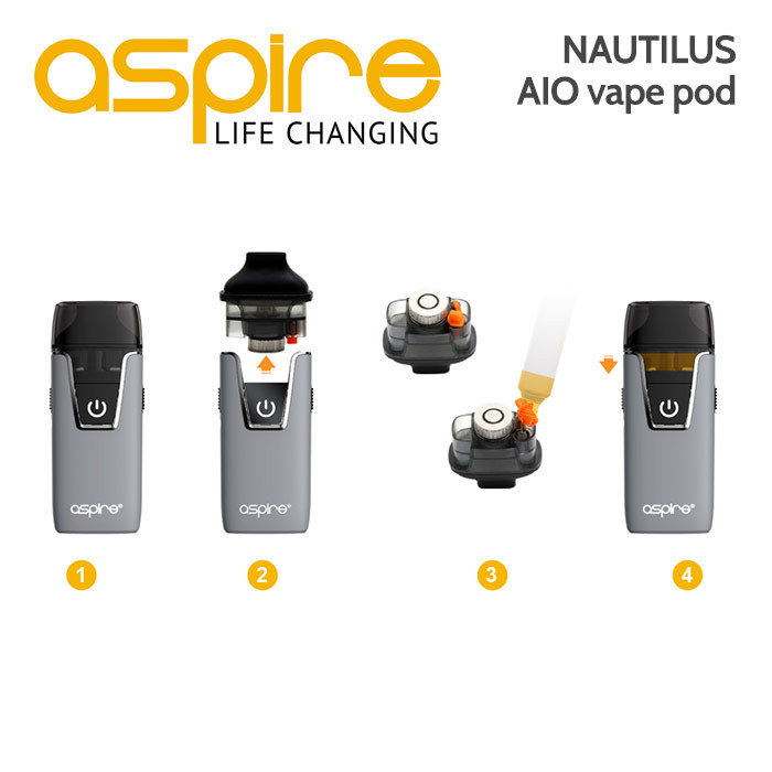elfbar nachfüll pod läuft aus Nautilus AIO Pod CBD Vape Kit » Best CBD eliquid kits main image 1