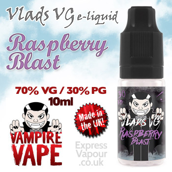 Raspberry Blast - VLADS VG - 70% VG - 10ml Raspberry Blast - VLADS VG - 70% VG - 10ml