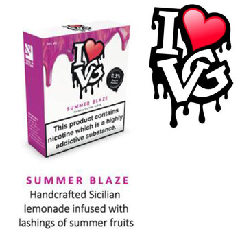 Summer Blaze by I LOVE VG e-liquid - 70% VG - 30ml