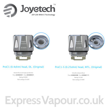 5 pack - Joyetech ProCore Aries atomisers 5 pack - Joyetech ProCore Aries atomisers