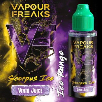 SCORPUS ICE - Vapour Freaks ZERO e-liquid - 70% VG - 100ml SCORPUS ICE - Vapour Freaks ZERO e-liquid - 70% VG - 100ml