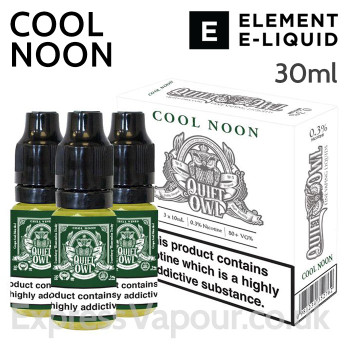Cool Noon - Quiet Owl eliquid by Element - 30ml Cool Noon - Quiet Owl eliquid by Element - 30ml