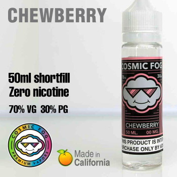 CHEWBERRY - Cosmic Fog premium e-liquid - 70% VG - 50ml CHEWBERRY - Cosmic Fog premium e-liquid - 70% VG - 50ml