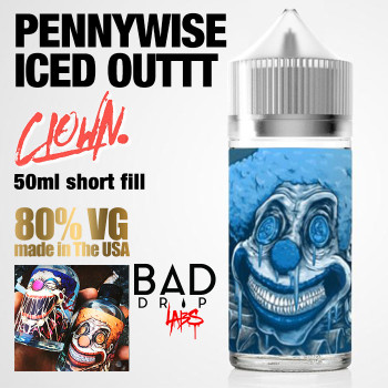 Pennywise Iced Outtt Clown e-liquid by Bad Drip Labs - 80% VG - 50ml Pennywise Iced Outtt Clown e-liquid by Bad Drip Labs - 80% VG - 50ml