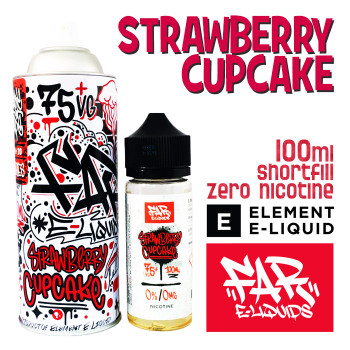 Strawberry Cupcake - Far e-liquids by ELEMENT - 100ml Strawberry Cupcake - Far e-liquids by ELEMENT - 100ml