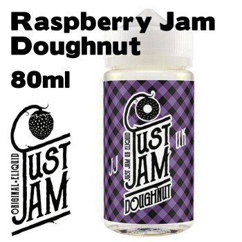 Raspberry Jam Doughnut - Just Jam e-liquid - 80% VG - 80ml Raspberry Jam Doughnut - Just Jam e-liquid - 80% VG - 80ml