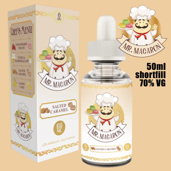 Salted Caramel - Mr Macaron e-liquid - 70% VG - 50ml