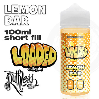 LEMON BAR by Loaded by Ruthless e-liquid - 70% VG - 100ml