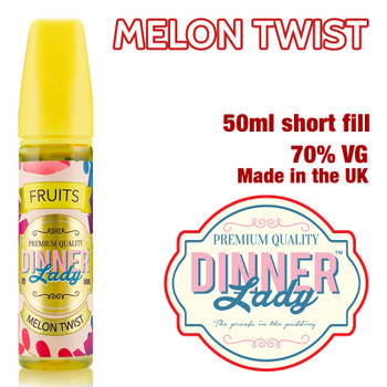 Melon Twist e-liquid by Dinner Lady – 70% VG – 50ml