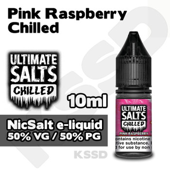 Pink Raspberry Chilled - Ultimate Salts e-liquid - 10ml Pink Raspberry Chilled - Ultimate Salts e-liquid - 10ml