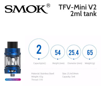SMOK Stick V9 Kit 3000mAh + TFV Mini V2 Tank (2ml) SMOK Stick V9 Kit 3000mAh + TFV Mini V2 Tank (2ml)