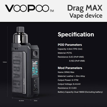 VooPoo Drag Max Pod Vape Kit VooPoo Drag Max Pod Vape Kit