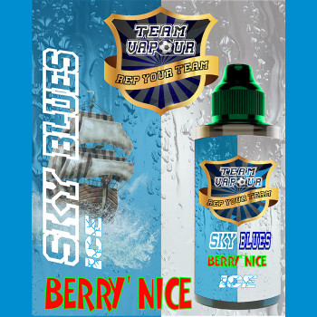 Sky Blues Berry Nice Ice – Team Vapour e-liquid – 70% VG – 100ml