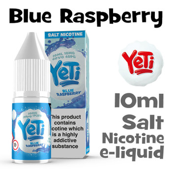 Blue Raspberry - Yeti Salt Nicotine eliquid - 10ml Blue Raspberry - Yeti Salt Nicotine eliquid - 10ml